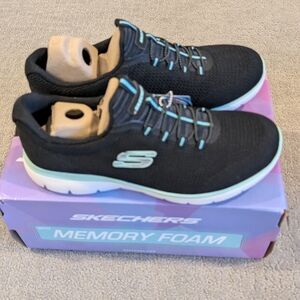 Skechers Black Sneakers with Memory Foam